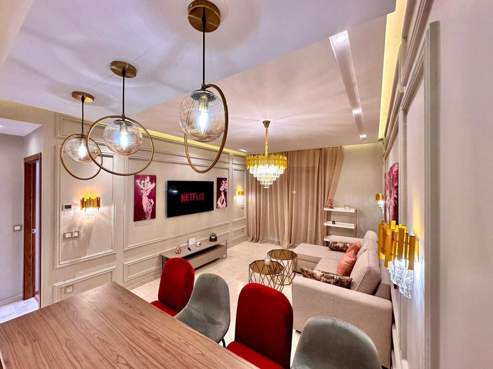 Appartement Luxueux Avec Piscine 10 Minutes Du Centre Ville 마라케시 외부 사진