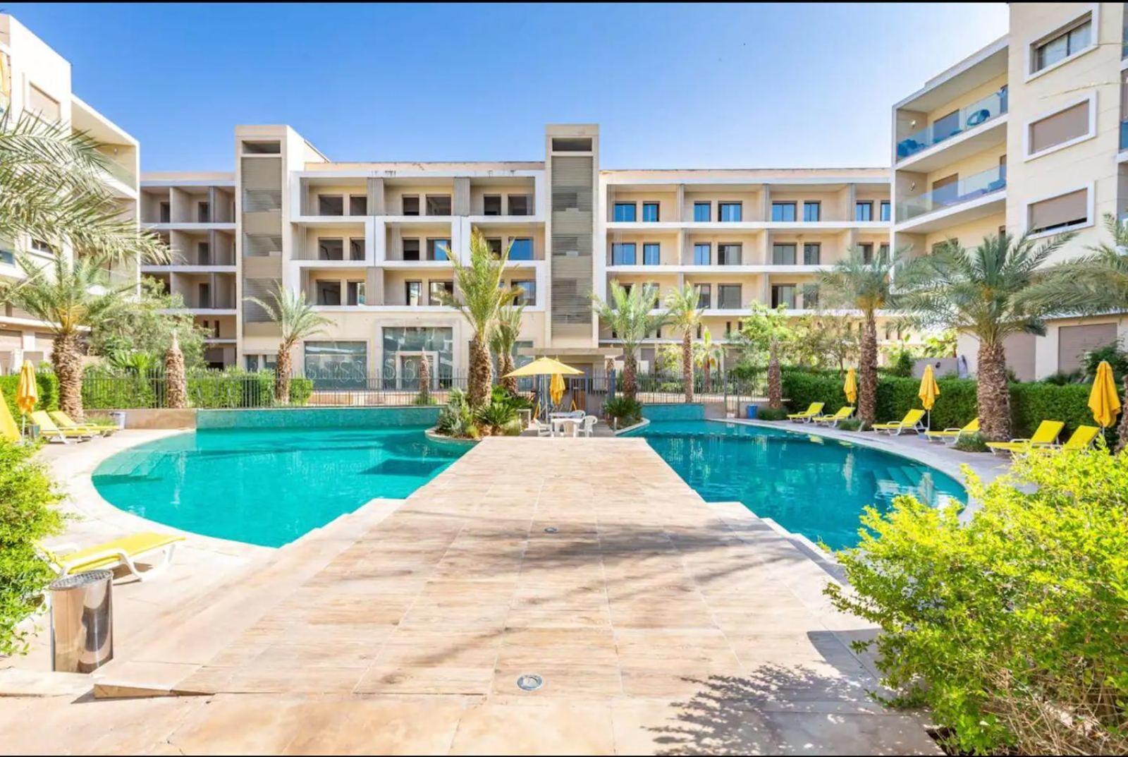 Appartement Luxueux Avec Piscine 10 Minutes Du Centre Ville 마라케시 외부 사진